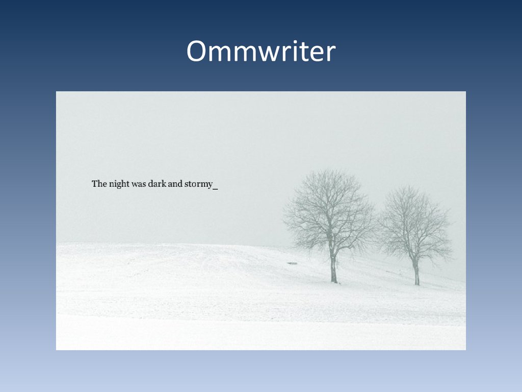 OmmWriter